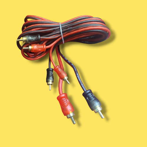 XTC RCA 2X2 MALE 5 METER RED/BLACK - Image 3